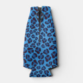 Blue Leopard Pattern Flaschenkühler (Rückseite)
