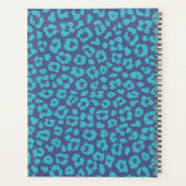 Blue Leopard Print Planer (Rückseite)