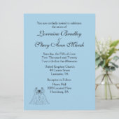 Blue Lesbian Einladung (Stehend Vorderseite)