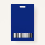 Blue Lether Design Visitor Pass Ausweis (Rückseite)