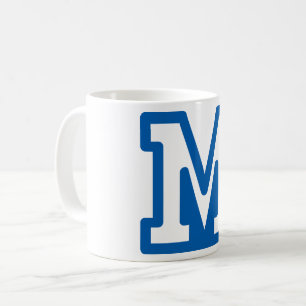 Blue Letter M-Tasse Kaffeetasse