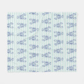 Blue LGeburters Fleecedecke (Vorderseite (Horizontal))
