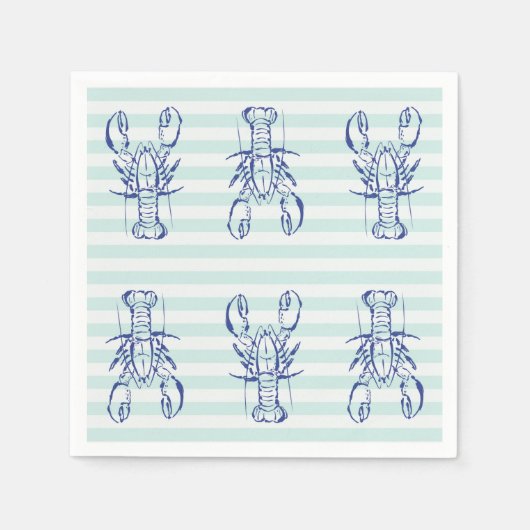 Blue LGeburters Serviette (Vorderseite)