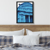 Blue Library Leinwanddruck (Insitu (Schlafzimmer))