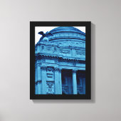 Blue Library Leinwanddruck (Vorderseite)