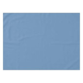 Blue Lichen Solid Color Print, Light Blue Gray Tischdecke (Vorderseite (Horizontal))