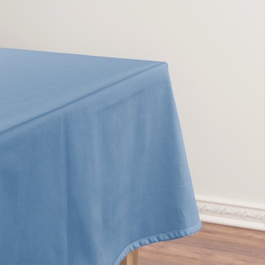 Blue Lichen Solid Color Print, Light Blue Gray Tischdecke (Beispiel)