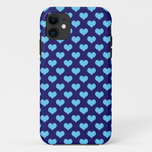 Blue Liebe Hearts Case-Mate iPhone Hülle