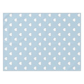 Blue Liebe Hearts Tischdecke (Vorderseite (Horizontal))