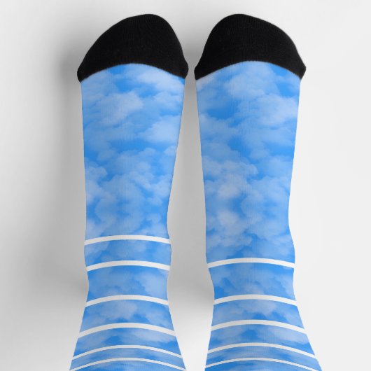 Blue & light blue socks socken (Oben)