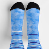 Blue & light blue socks socken (Oben)