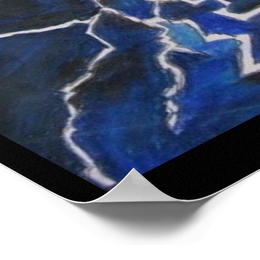 Blue Light Poster (Ecke)