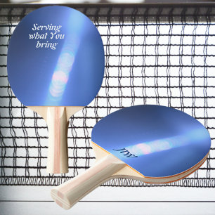 Blue Light Refraktion Tischtennis Schläger