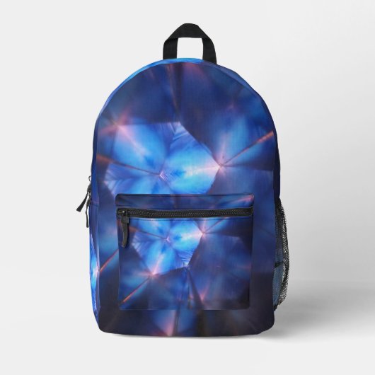 Blue Light Sky Bedruckter Rucksack (Vorderseite)