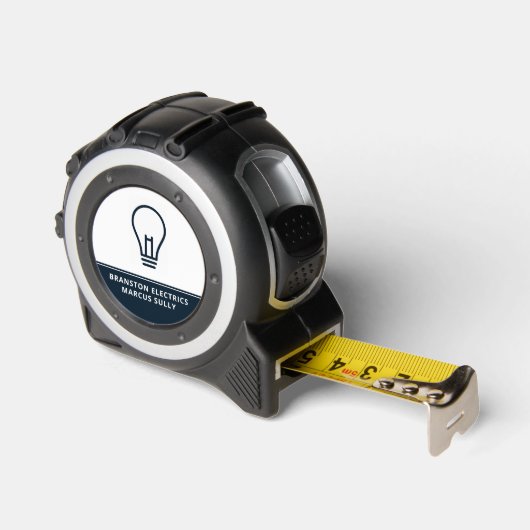 Blue Lightbulb Design, Electrician Maßband (Winkel)