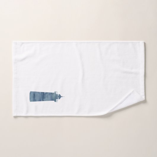 Blue Lighthouse Nautical Bath Handtuch Set (Handtuch)