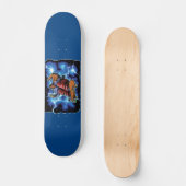 Blue Lighting Skatboard Skateboard (Vorderseite)