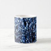 Blue Lights Abstrakt Coffee Tasse (Mittel)