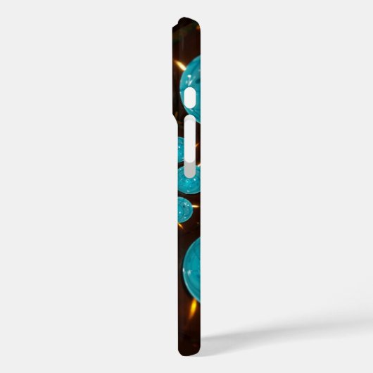 Blue Lights Case-Mate iPhone Hülle (Rückseite / Links)