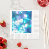 Blue Lights Paper Napkin Serviette (Beispiel)