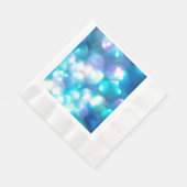 Blue Lights Paper Napkin Serviette (Ecke)