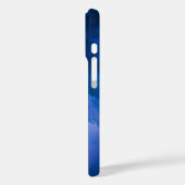 Blue Lila Abstrakt Art Foto Case-Mate iPhone Hülle (Rückseite / Links)