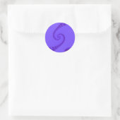 Blue Lila Double Spiral Stickers (Tasche)