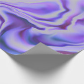Blue & Lila Elegante Marble Abstrakt Geschenkpapier (Ecke)