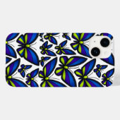 Blue Lila Green Wings Now Case-Mate iPhone Hülle (Rückseite (Horizontal))