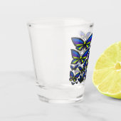 Blue Lila Green Wings Now Schnapsglas (Links)
