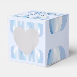 Blue Lila Heart Favor Box Geschenkschachtel