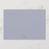 Blue Lila Hydrangea Blume Icon Briefmarke Stationa Dankeskarte (Rückseite)