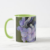 Blue Lila Hydrangea Tasse (Links)