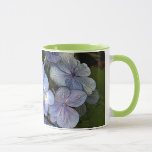 Blue Lila Hydrangea Tasse (Rechts)