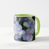 Blue Lila Hydrangea Tasse (VorderseiteRechts)