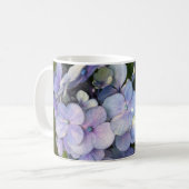 Blue Lila Hydrangea Tasse (Vorderseite Links)