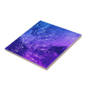 Blue Lila Mandala Clouds Boho Bohemisch Fliese (Seite)