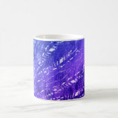 Blue Lila Mandala Clouds Boho Bohemisch Kaffeetasse (Mittel)