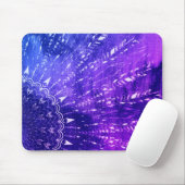 Blue Lila Mandala Clouds Boho Bohemisch Mousepad (Mit Mouse)