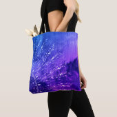 Blue Lila Mandala Clouds Boho Bohemisch Tasche (Von Nahem)