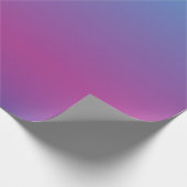 Blue Lila Pink Ombre Geschenkpapier (Ecke)