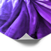 Blue Lila Pop Art Statue of Liberty New York Poster (Ecke)