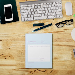 Blue Lila Rechnung für kleine Unternehmen Notizblock