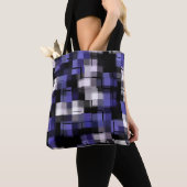 Blue Lila Schwarz-weiß Trendy Tasche (Von Nahem)