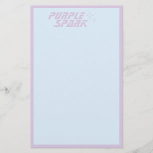 Blue Lila Small Business Briefpapier