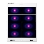 Blue Lila Space Galaxy Stars Abstrakt (Vorne)