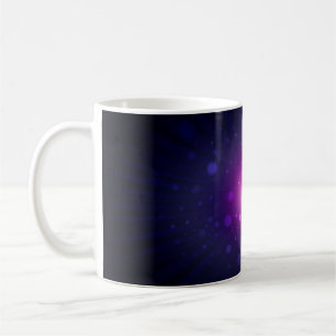 Blue Lila Space Galaxy Stars Abstrakt Kaffeetasse