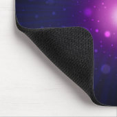 Blue Lila Space Galaxy Stars Abstrakt Mousepad (Ecke)