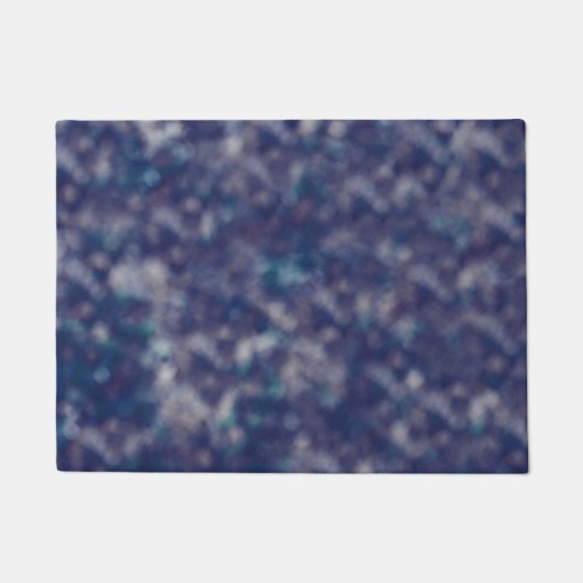 Blue Lila Trendy Einzigartig Cool Chic Fußmatte (Vorderseite)