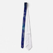 Blue Lila Trendy Einzigartig Cool Chic Krawatte (Rückseite)